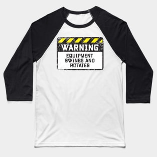 Warning Baseball T-Shirt